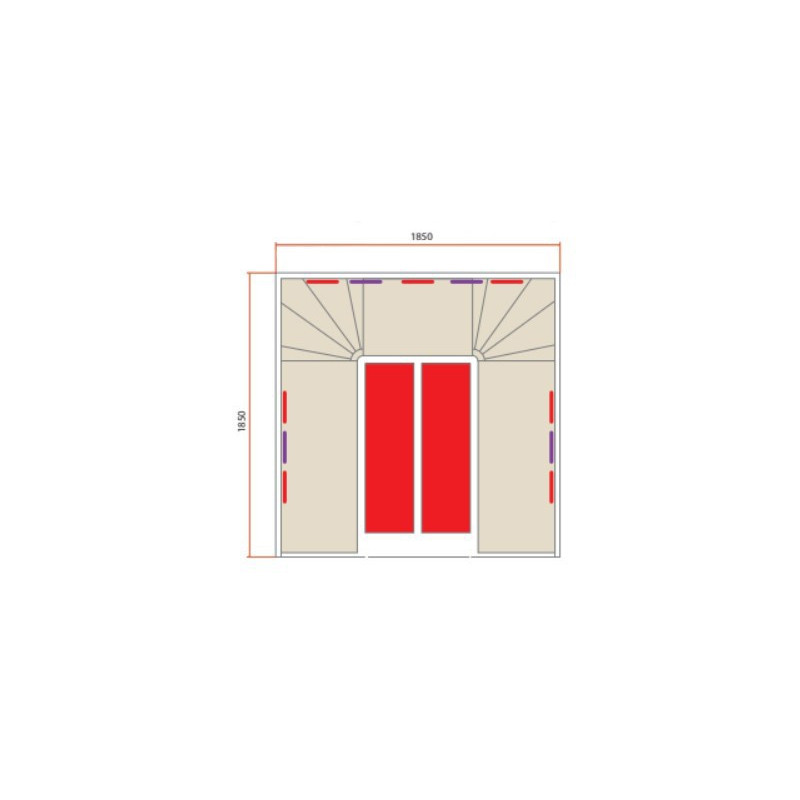 Sauna infrarouge Canopée Triple Care