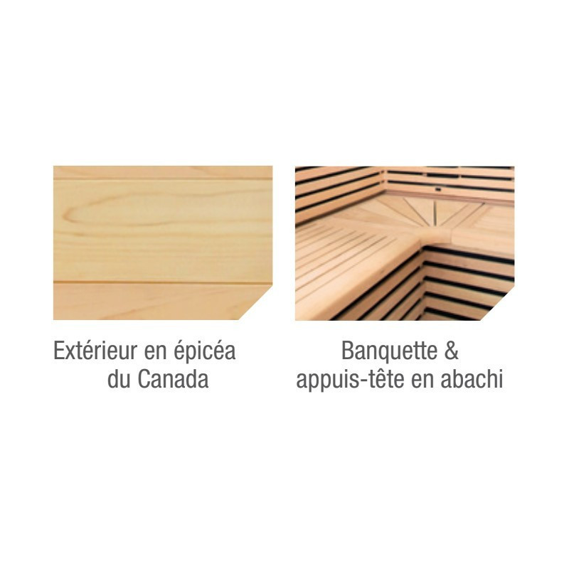 Sauna infrarouge Canopée Triple Care