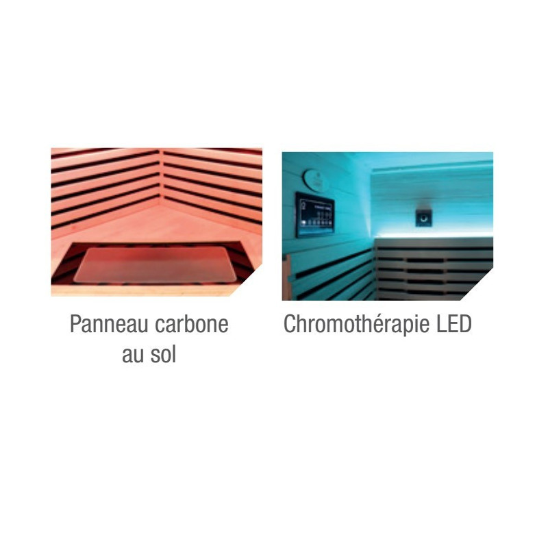 Sauna infrarouge Canopée Triple Care