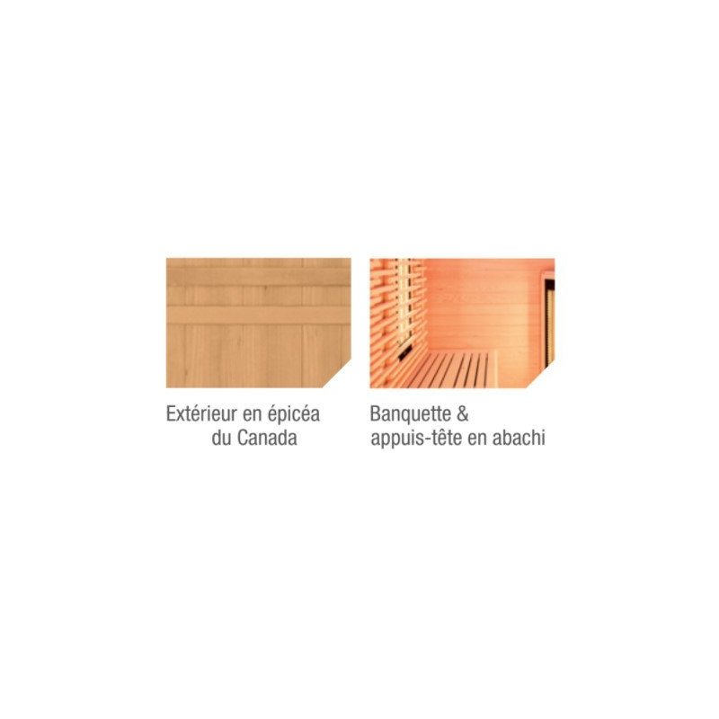 Sauna infrarouge PureWave Dual Healthy