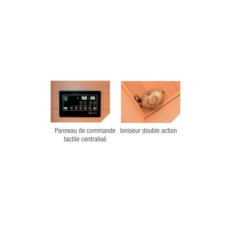 Sauna infrarouge PureWave Dual Healthy