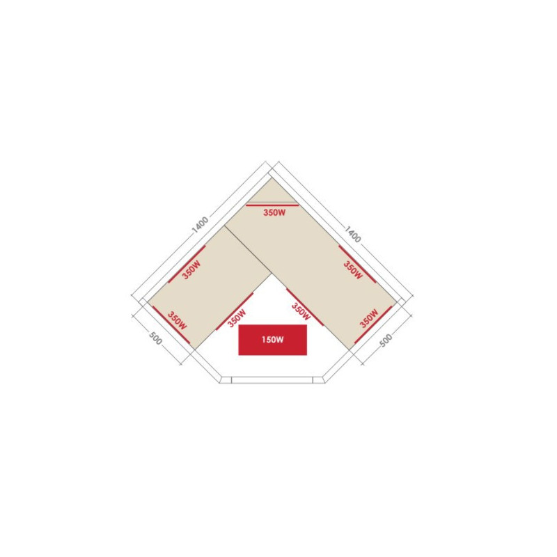 Sauna infrarouge PureWave Dual Healthy