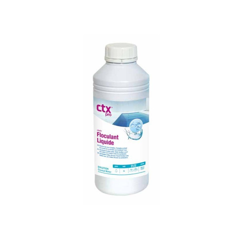 Floculant liquide eau piscine trouble CTX 41 pour pompe doseuse