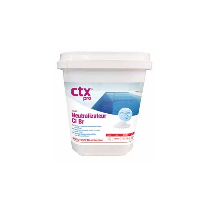 Neutralisateurs chlore/brome CTX 12 pour piscine