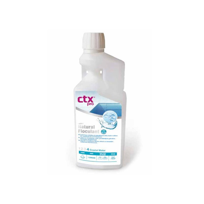Floculant liquide Natural Clarifier CTX 597 eau piscine trouble