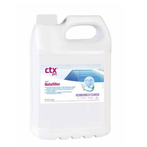 Nettoyage filtre piscine nettoyant détartrant pour filtres à sable NETAFILTER CTX 57