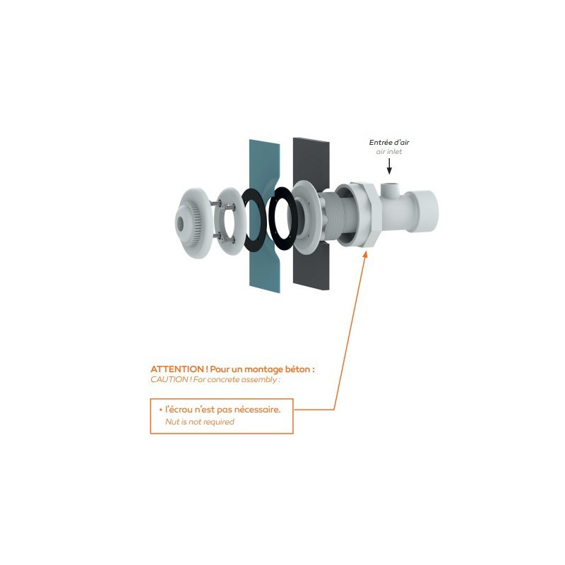 Kit complet Balnéo 6 buses, pompe MGD 300M