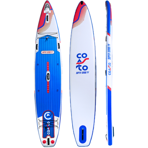 Paddle gonflable Coasto SUP Super Turbo 14'