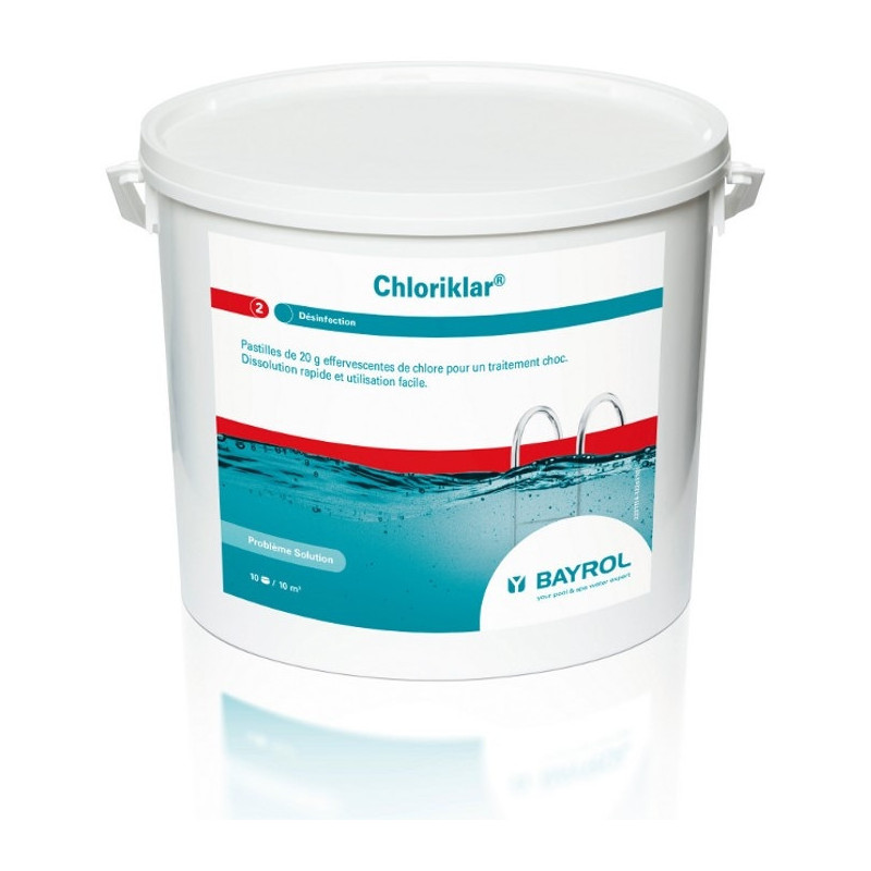 Traitement de l eau Bayrol Chloriklar chloration choc