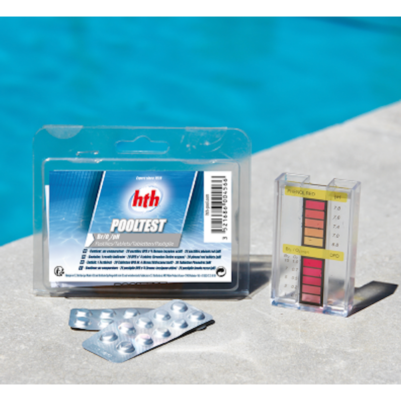 Pooltester HTH Oxygène actif/Brome/pH