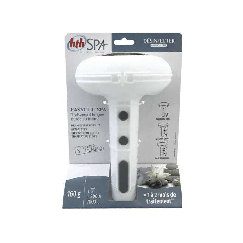 Diffuseur flottant brome HTH SPA EASYCLIC 160g