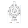 Vanne multivoie 1½" Astralpool CLASSIC PLUS