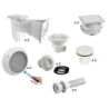 Kit pièces à sceller Astralpool - piscine 8 x 4 m béton/liner*