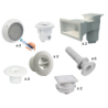 Kit pièces à sceller Astralpool Prestige - piscine 8 x 4 m béton/liner*