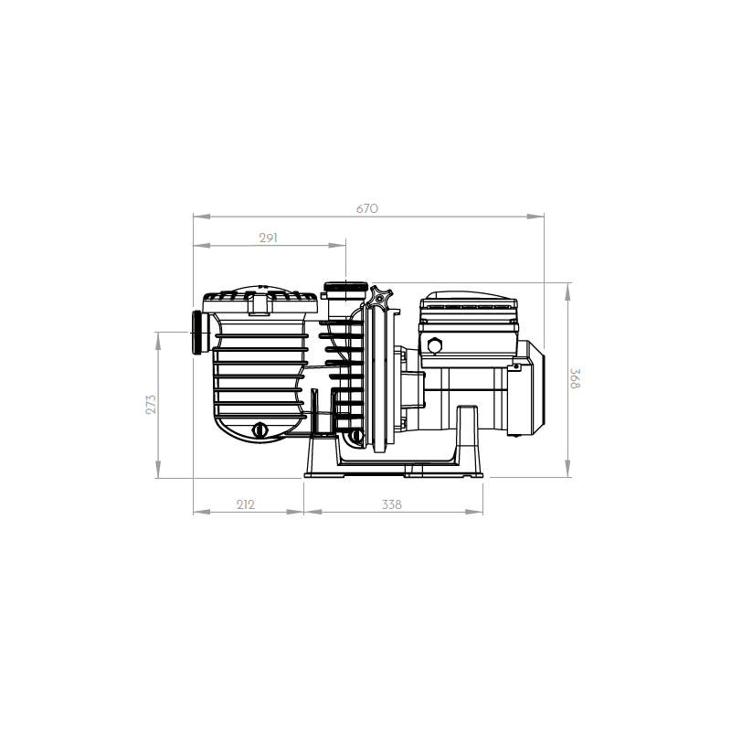 Pompe de filtration Intelliflo Sta-Rite SW 5P6R VSD 2