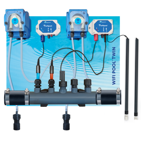 Doseur automatique chlore/pH Beniferro Wifipool Twin