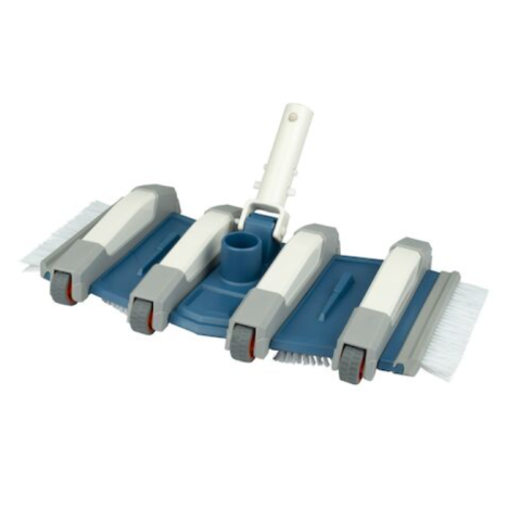 Balai flexible 8 roues 35 cm Astral Pool Blue Line - piscine béton