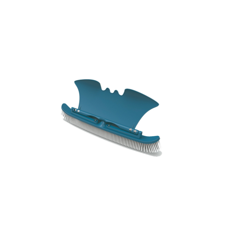 Brosse de paroi et de fond Astral Pool Blue Line avec aile de placage