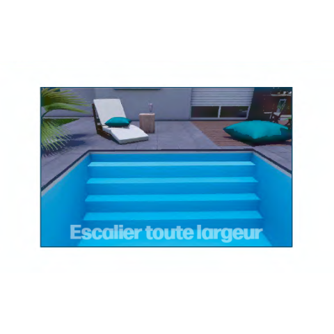 Kit Bloc d'escalier ESCABLOC Pinarellu 1m angle droit