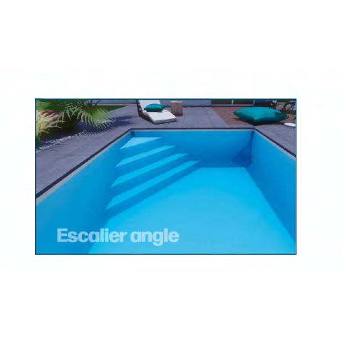 Kit Bloc d'escalier ESCABLOC Pinarellu 1m angle droit