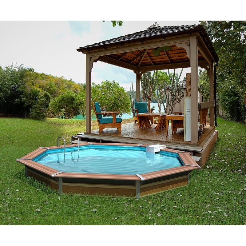 Piscine Bois Waterclip Optimum Octogonale