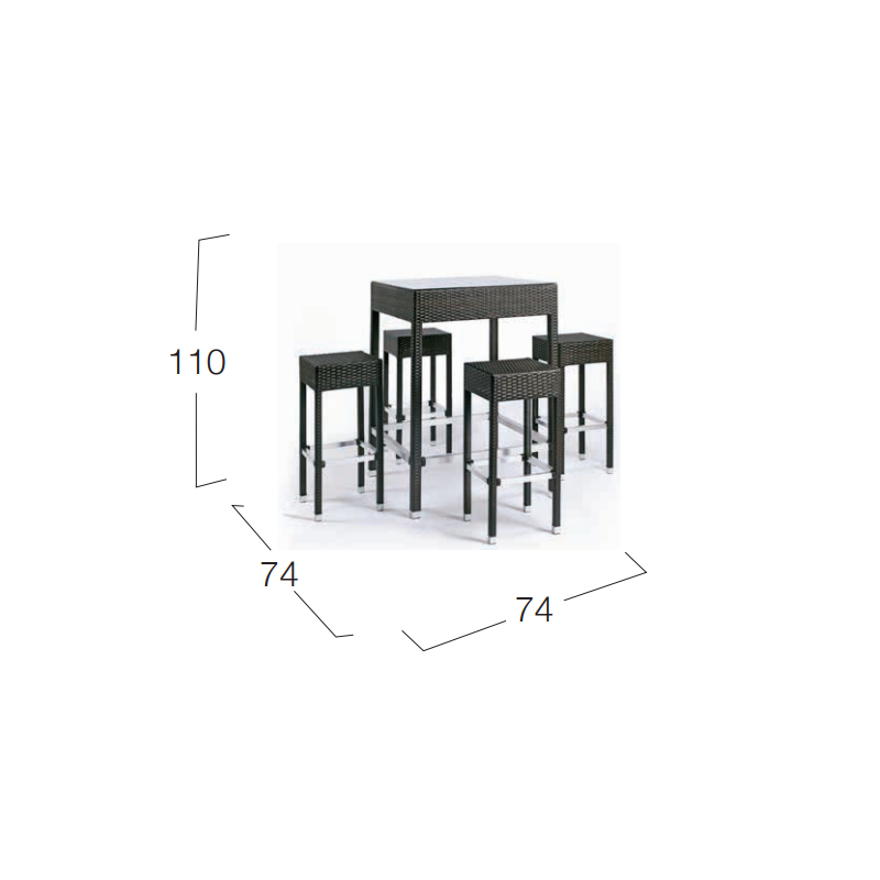 Table bar ALTO Hémisphère Editions