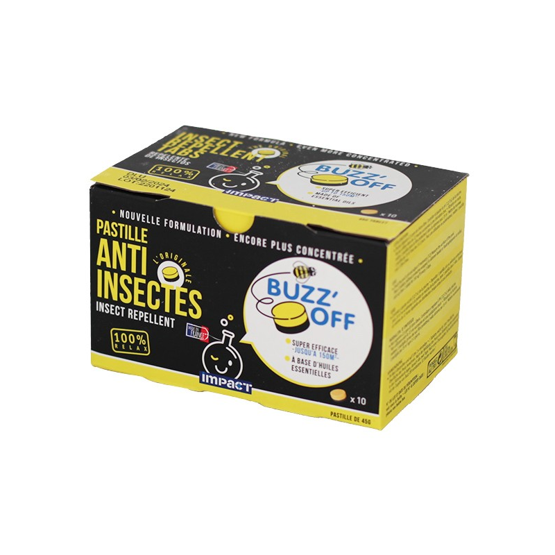 Pastilles anti-insectes Impact BUZZ'OFF