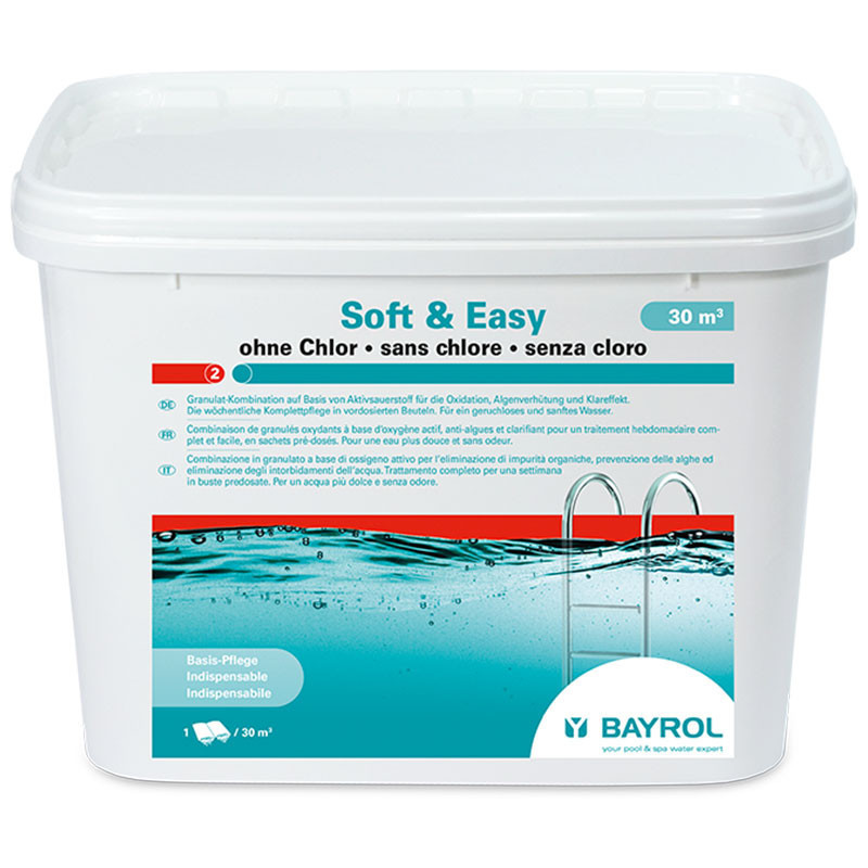 Oxygène actif multiaction Bayrol Soft & Easy sans chlore