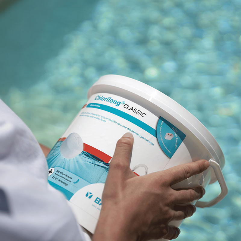 Traitement d eau BAYROL Chlorilong Bloc 500