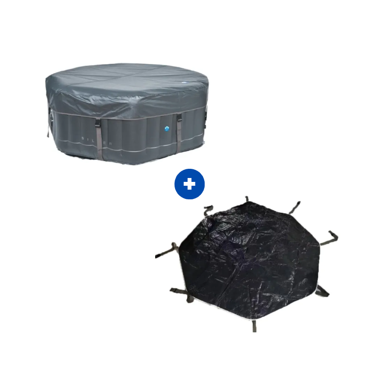 Pack couverture isotherme + tapis de sol pour Spa Netspa Aspen