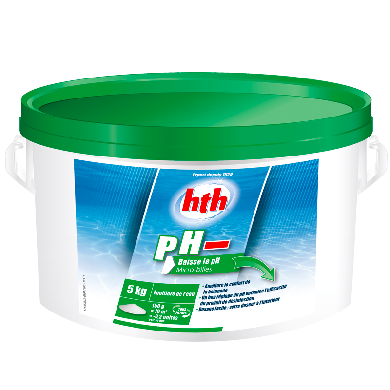 Correcteur ph solide ph moins micro-billes HTH