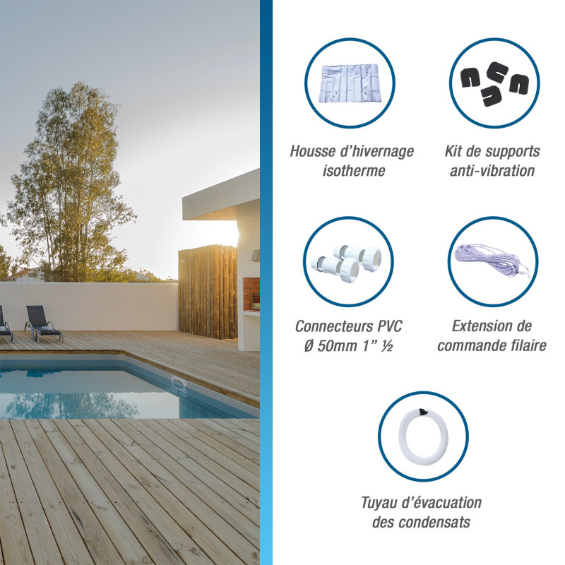 Pompe à chaleur/PAC Poolex Silent Max FI (Full Inverter)