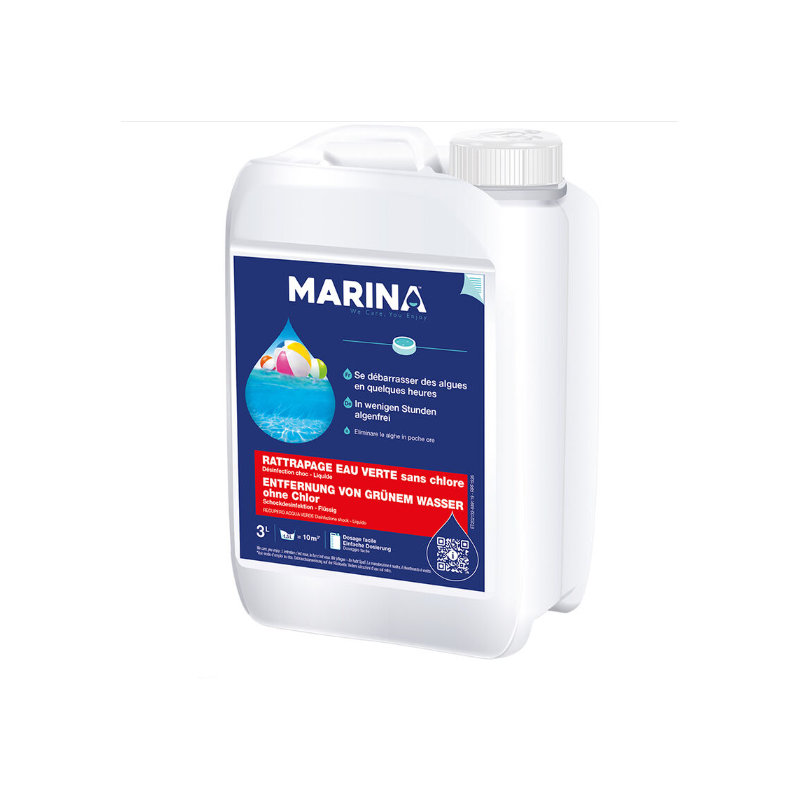 SOS Rattrapage eau verte Marina sans chlore