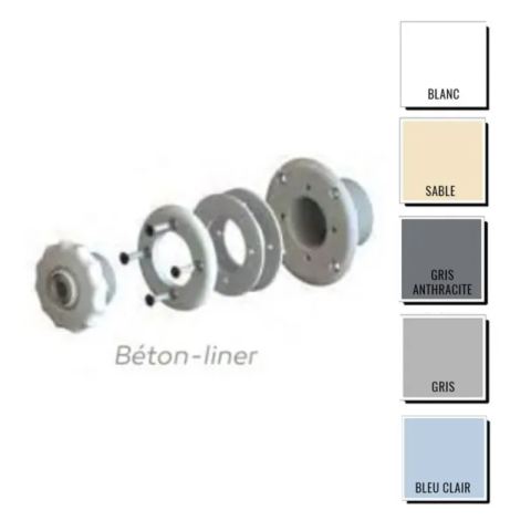 Buse de refoulement Weltico ELEGANCE béton/liner - à coller