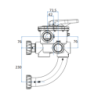 Vanne multivoies 2" Astralpool CLASSIC PLUS