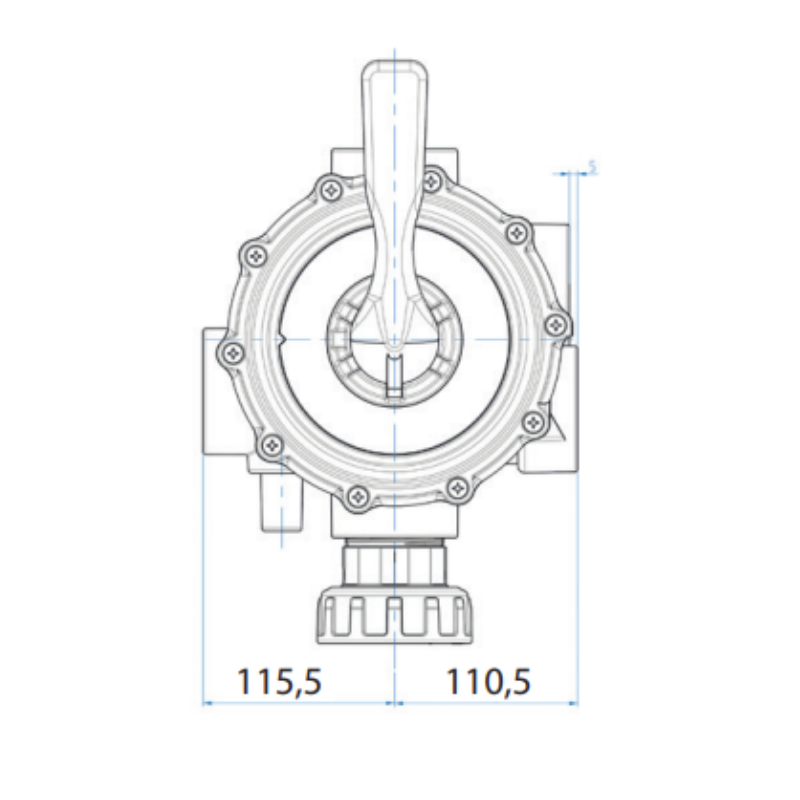 Vanne multivoies 2" Astralpool CLASSIC PLUS