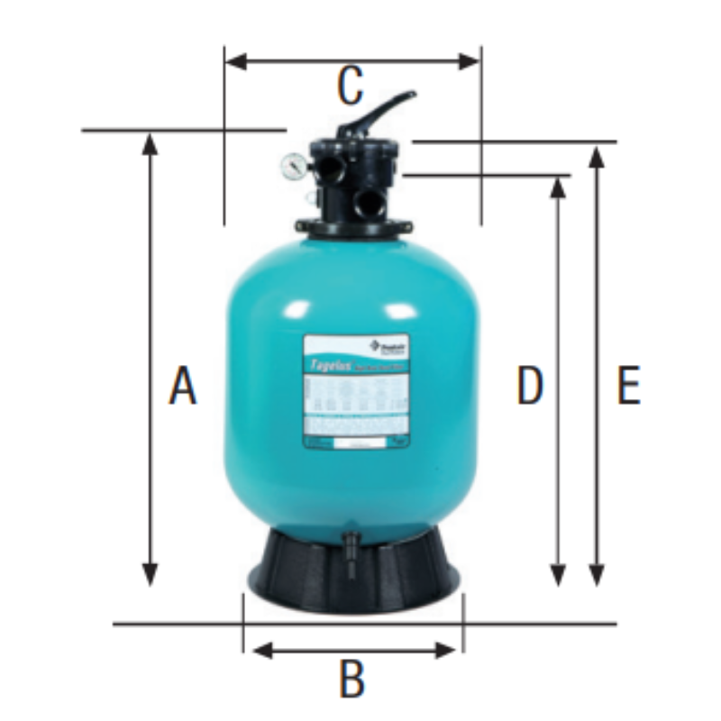 Filtre à Sable Tagelus Pentair