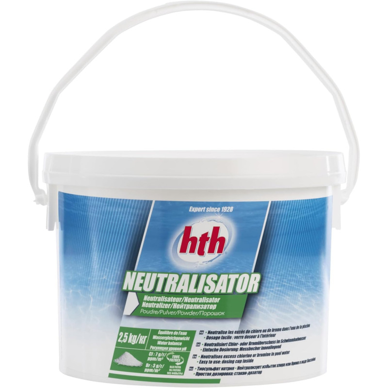 Neutralisateur chlore/ph/brome Neutralisator cristaux HTH