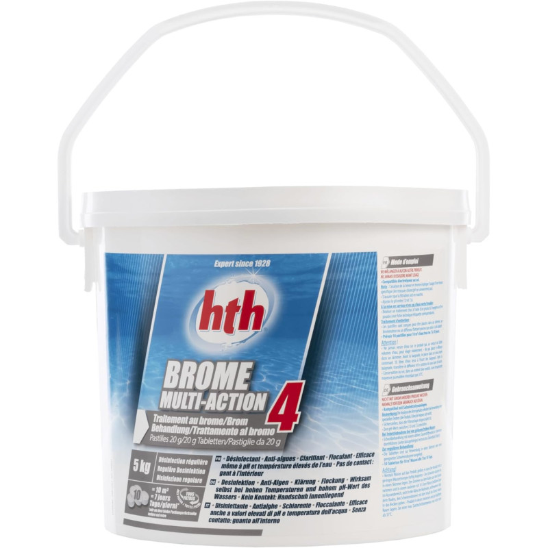 hth Brome ACTION 4 Désinfection multifonction piscine