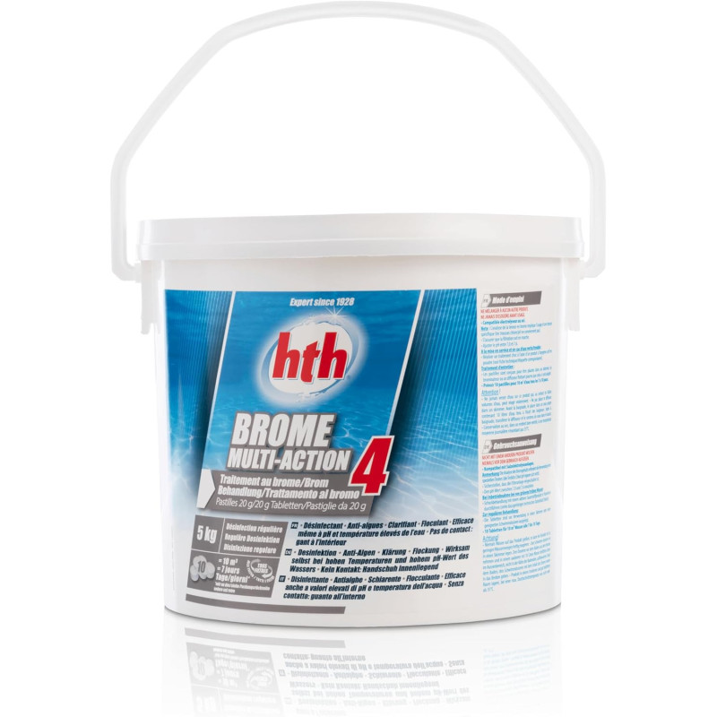 hth Brome ACTION 4 Désinfection multifonction piscine