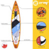 Paddle gonflable Zray SUP Rapid 14'' - Collection 2020