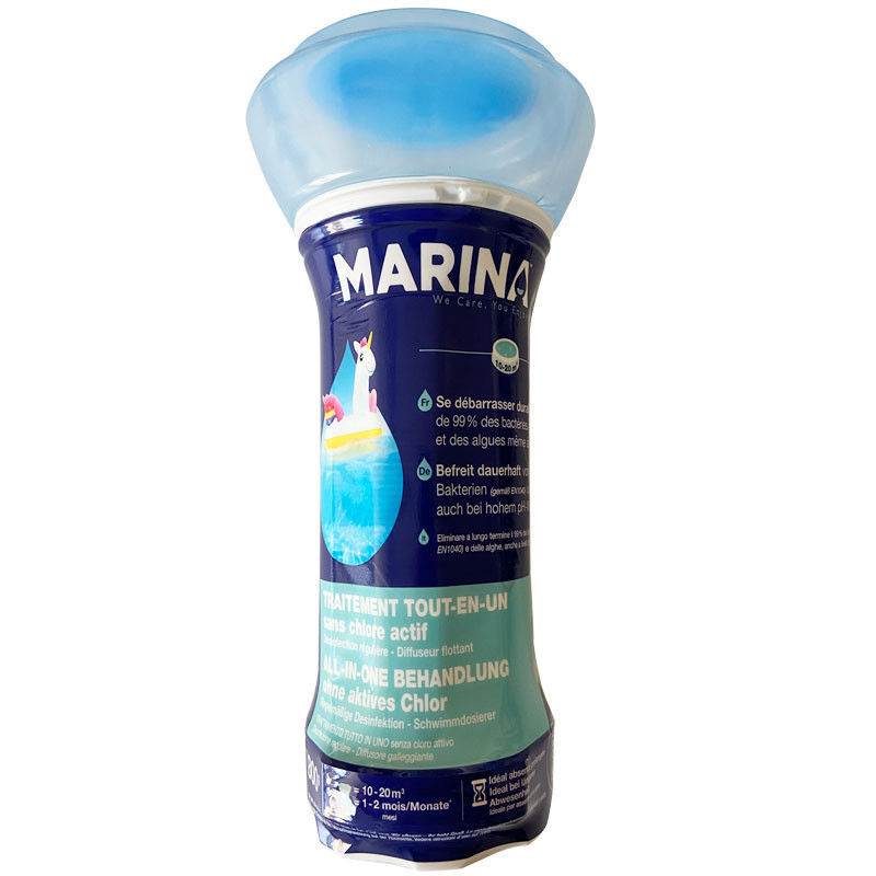 Traitement complet Marina sans chlore - Grand diffuseur flottant multi-actions