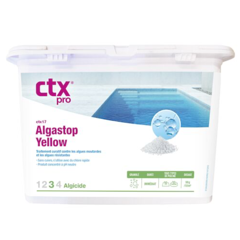 Algicide curatif algues moutarde Alga Stop CTX 17