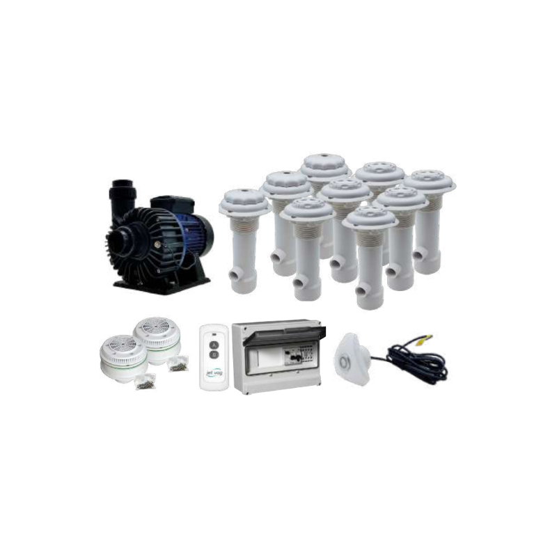 Kit complet Balnéo 9 buses, pompe 215M