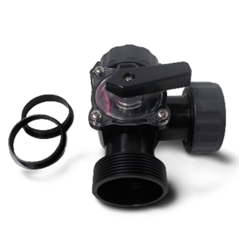 Vanne d’arrêt 3 voies Poolex Ø50mm