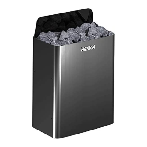 Poêle électrique Harvia Wall Black E commande déportée