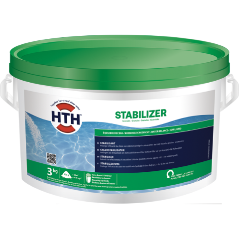 Stabilisant chlore piscine HTH Stabilizer granulés