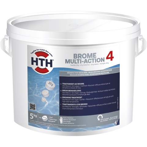 hth Brome ACTION 4 Désinfection multifonction piscine