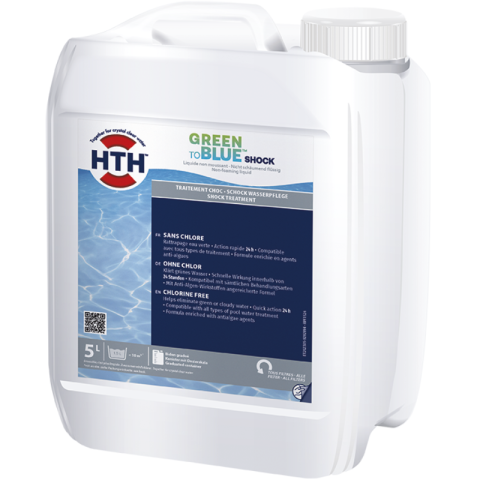 HTH Green to Blue Extra Shock sans chlore piscine 