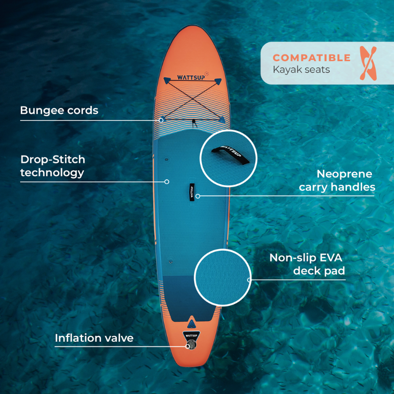 Paddle gonflable WattSup F11